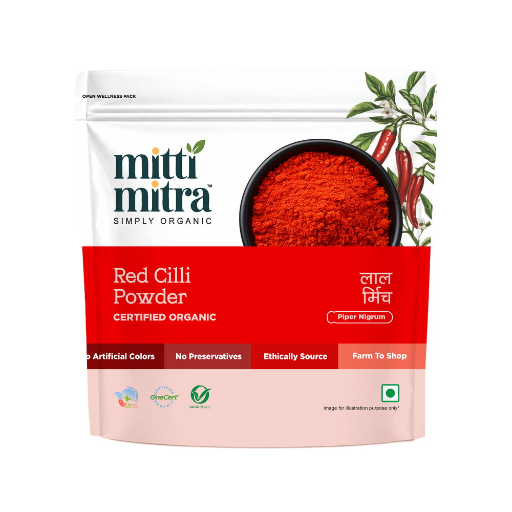 Mitti Mitra Red Chilli Powder packaging
